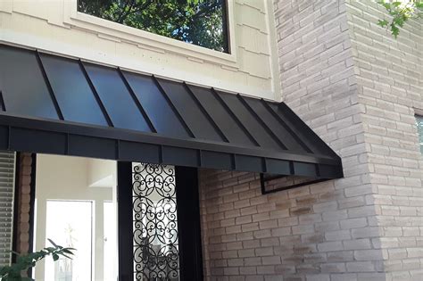 Metal Black Awnings 